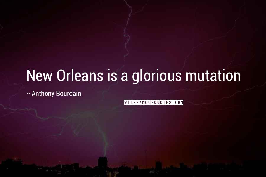 Anthony Bourdain Quotes: New Orleans is a glorious mutation