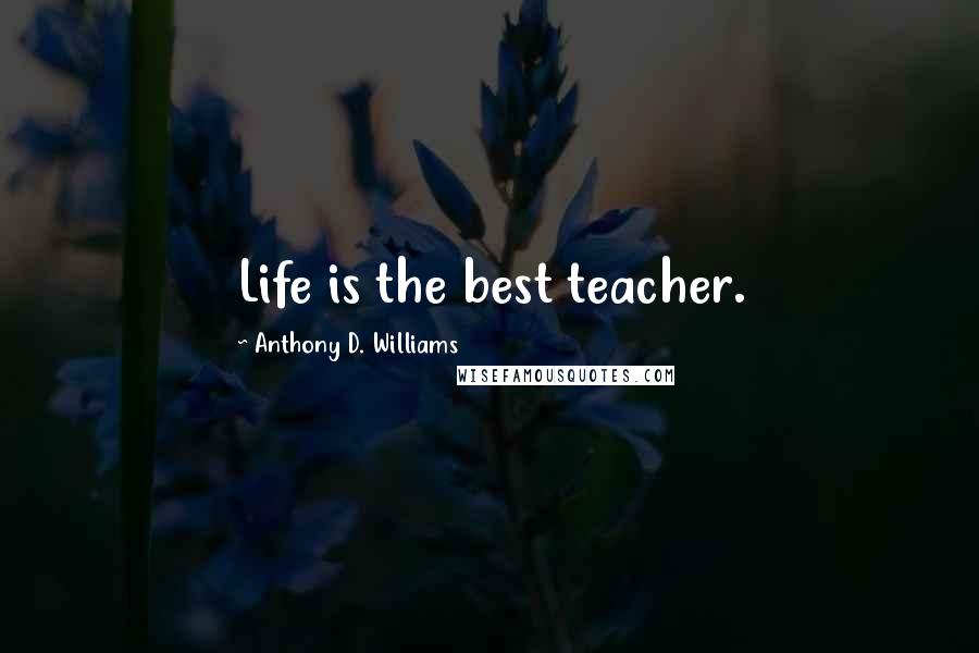 Anthony D. Williams Quotes: Life is the best teacher.