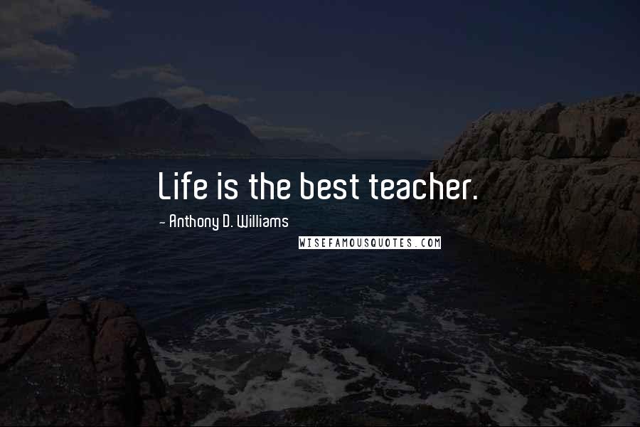 Anthony D. Williams Quotes: Life is the best teacher.