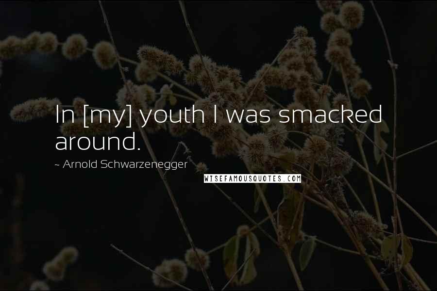 Arnold Schwarzenegger Quotes: In [my] youth I was smacked around.