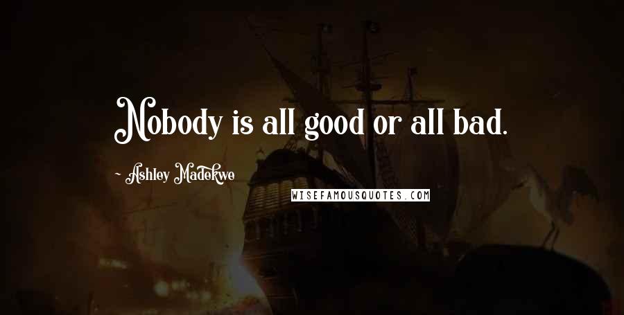 Ashley Madekwe Quotes: Nobody is all good or all bad.