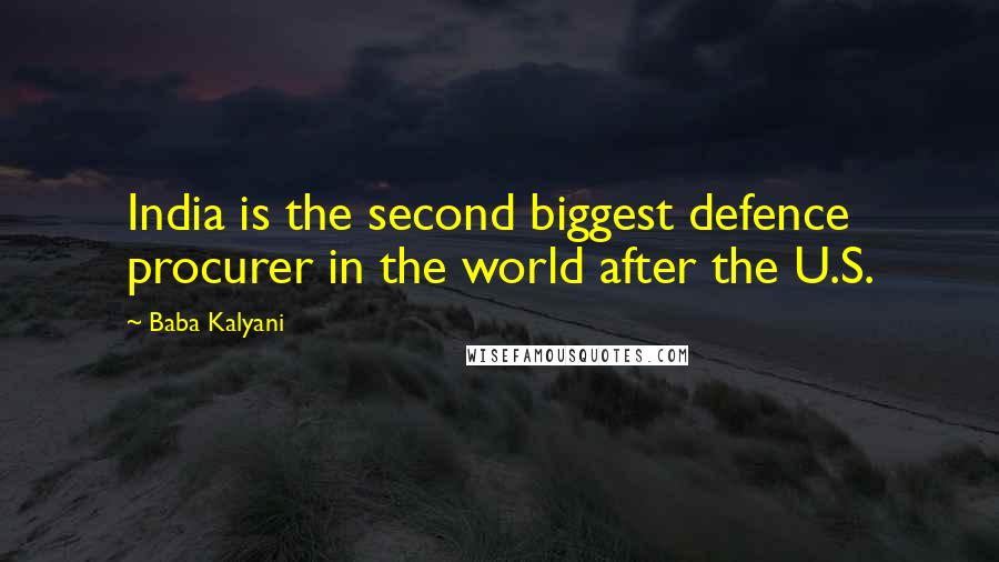 Baba Kalyani Quotes: India is the second biggest defence procurer in the world after the U.S.