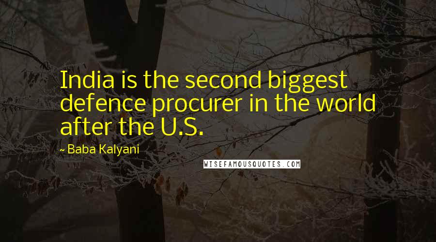 Baba Kalyani Quotes: India is the second biggest defence procurer in the world after the U.S.