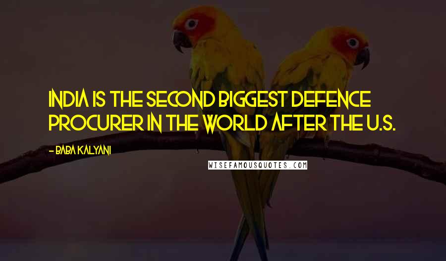 Baba Kalyani Quotes: India is the second biggest defence procurer in the world after the U.S.