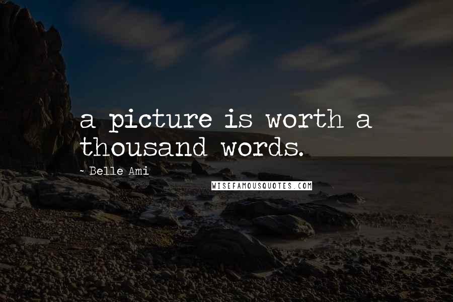 Belle Ami Quotes: a picture is worth a thousand words.