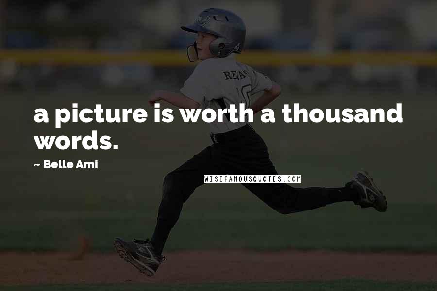 Belle Ami Quotes: a picture is worth a thousand words.
