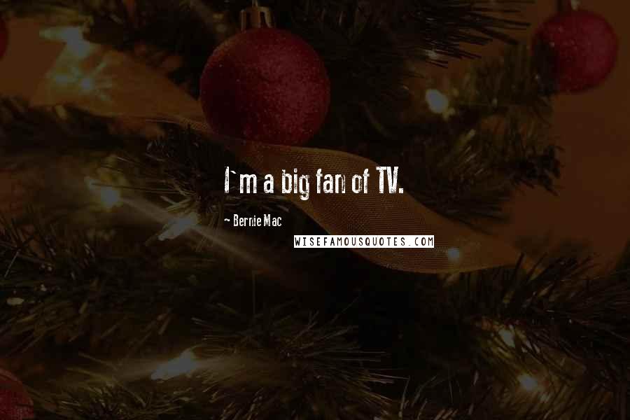 Bernie Mac Quotes: I'm a big fan of TV.