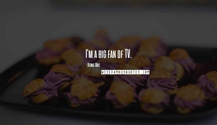 Bernie Mac Quotes: I'm a big fan of TV.