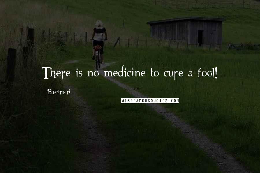 Bhartrhari Quotes: There is no medicine to cure a fool!