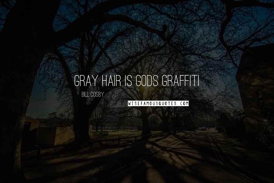 Bill Cosby Quotes: gray hair is gods graffiti