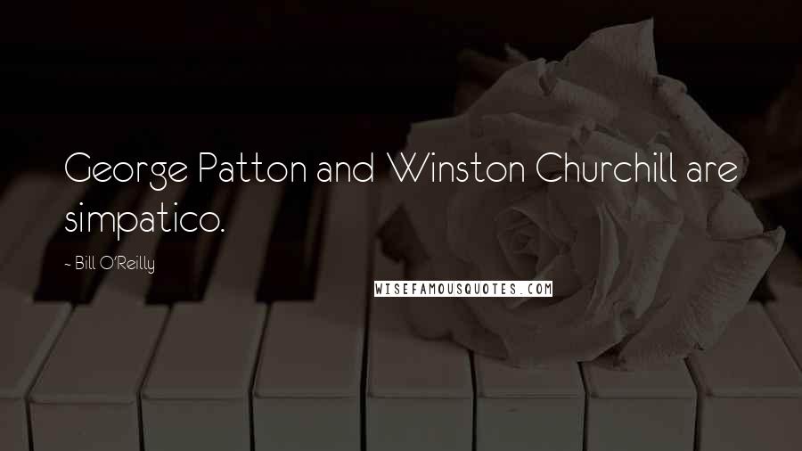 Bill O'Reilly Quotes: George Patton and Winston Churchill are simpatico.