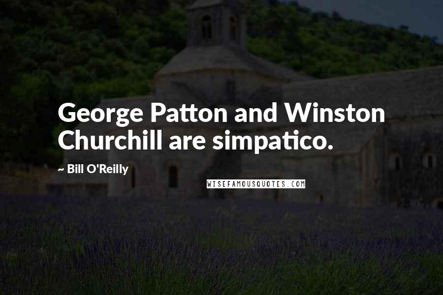 Bill O'Reilly Quotes: George Patton and Winston Churchill are simpatico.