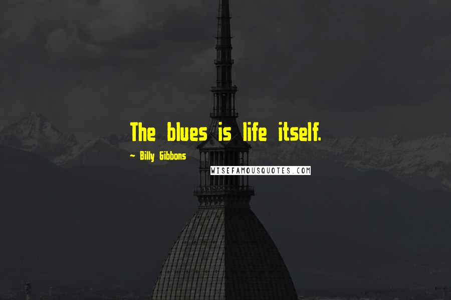 Billy Gibbons Quotes: The blues is life itself.