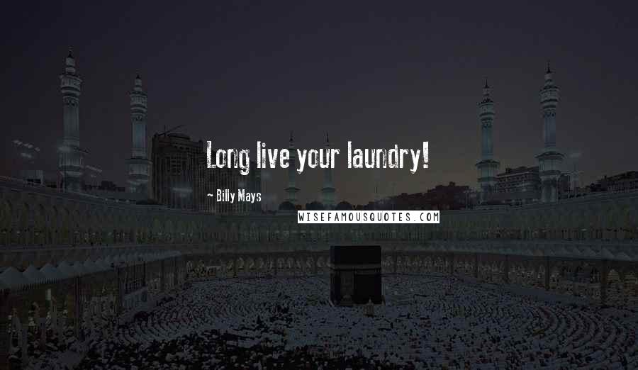 Billy Mays Quotes: Long live your laundry!