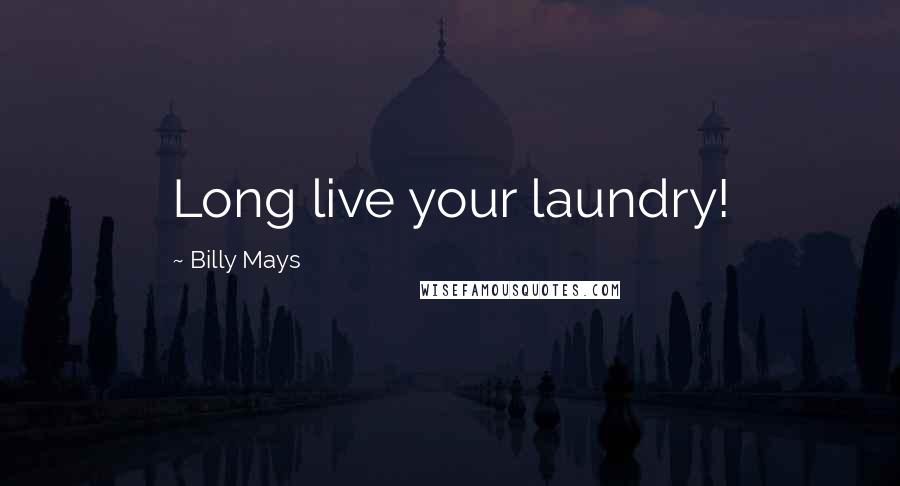 Billy Mays Quotes: Long live your laundry!
