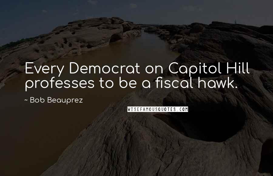 Bob Beauprez Quotes: Every Democrat on Capitol Hill professes to be a fiscal hawk.
