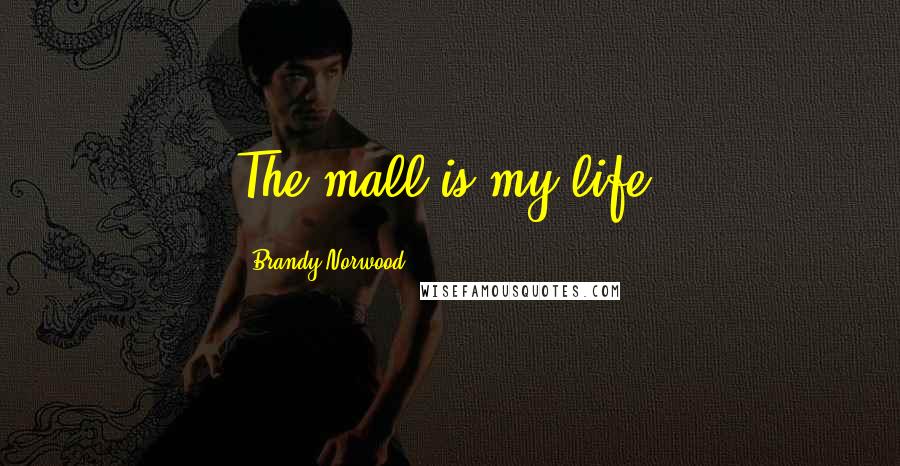 Brandy Norwood Quotes: The mall is my life.