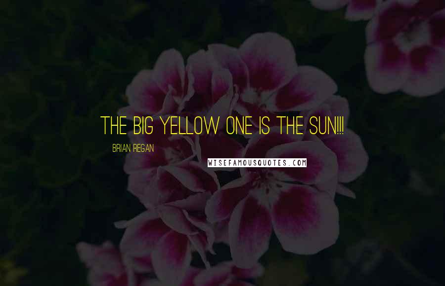 Brian Regan Quotes: THE BIG YELLOW ONE IS THE SUN!!!