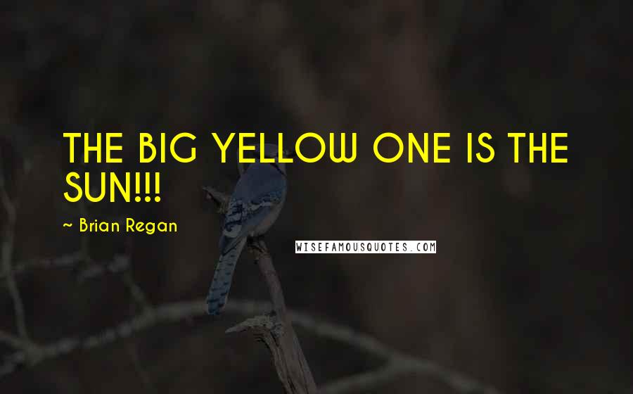 Brian Regan Quotes: THE BIG YELLOW ONE IS THE SUN!!!