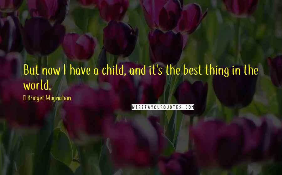 Bridget Moynahan Quotes: But now I have a child, and it's the best thing in the world.