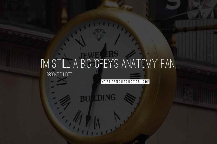 Brooke Elliott Quotes: I'm still a big 'Grey's Anatomy' fan.
