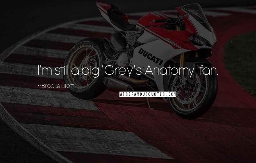 Brooke Elliott Quotes: I'm still a big 'Grey's Anatomy' fan.