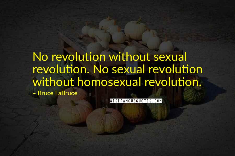 Bruce LaBruce Quotes: No revolution without sexual revolution. No sexual revolution without homosexual revolution.