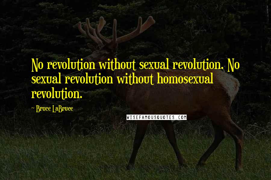 Bruce LaBruce Quotes: No revolution without sexual revolution. No sexual revolution without homosexual revolution.