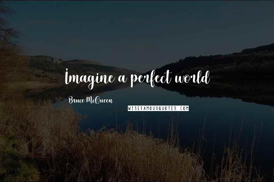 Bruce McQueen Quotes: Imagine a perfect world