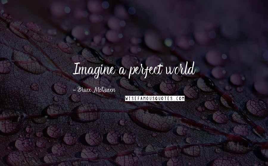 Bruce McQueen Quotes: Imagine a perfect world