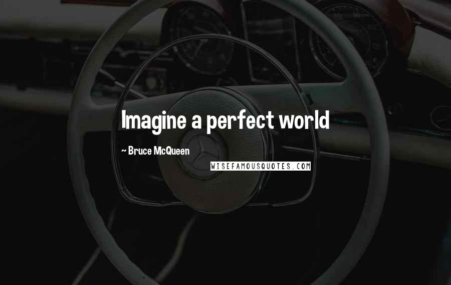 Bruce McQueen Quotes: Imagine a perfect world