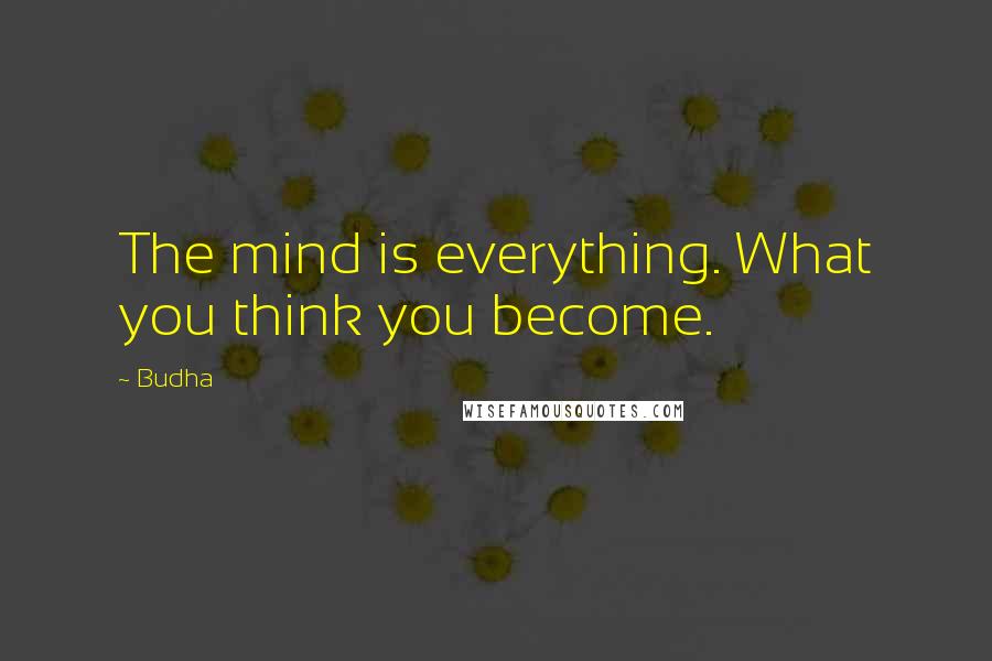 Budha Quotes: The mind is everything. What you think you become.