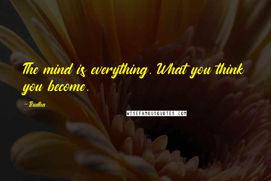 Budha Quotes: The mind is everything. What you think you become.