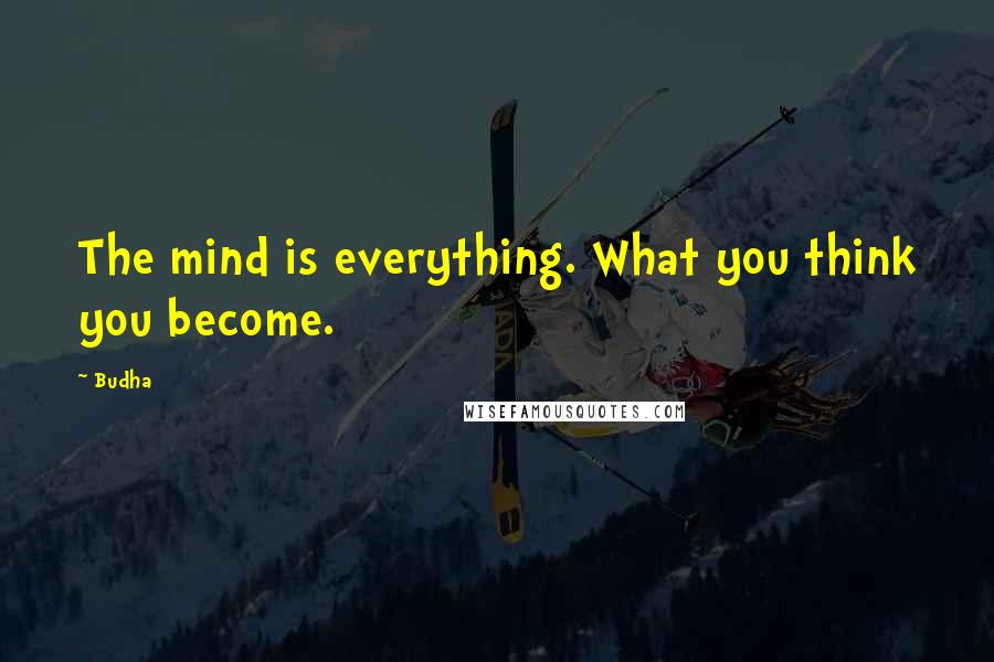 Budha Quotes: The mind is everything. What you think you become.