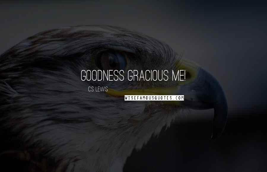 C.S. Lewis Quotes: Goodness gracious me!