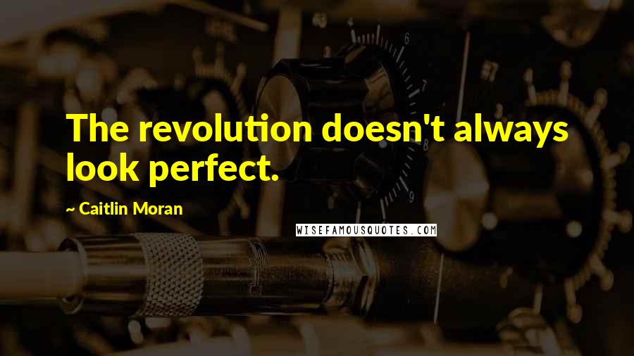 Caitlin Moran Quotes: The revolution doesn't always look perfect.