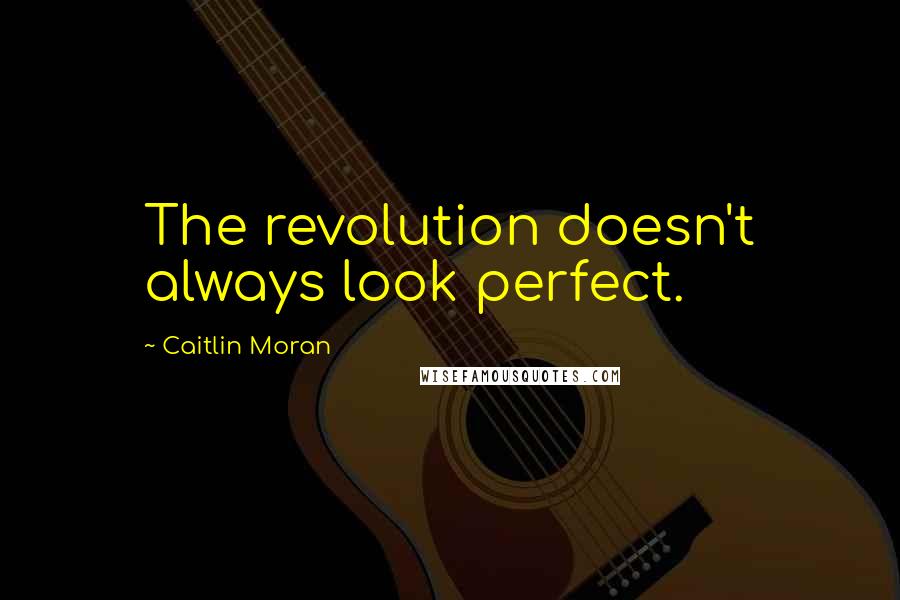 Caitlin Moran Quotes: The revolution doesn't always look perfect.