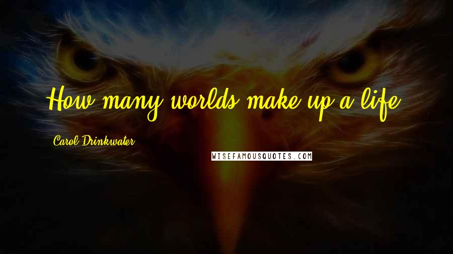 Carol Drinkwater Quotes: How many worlds make up a life!
