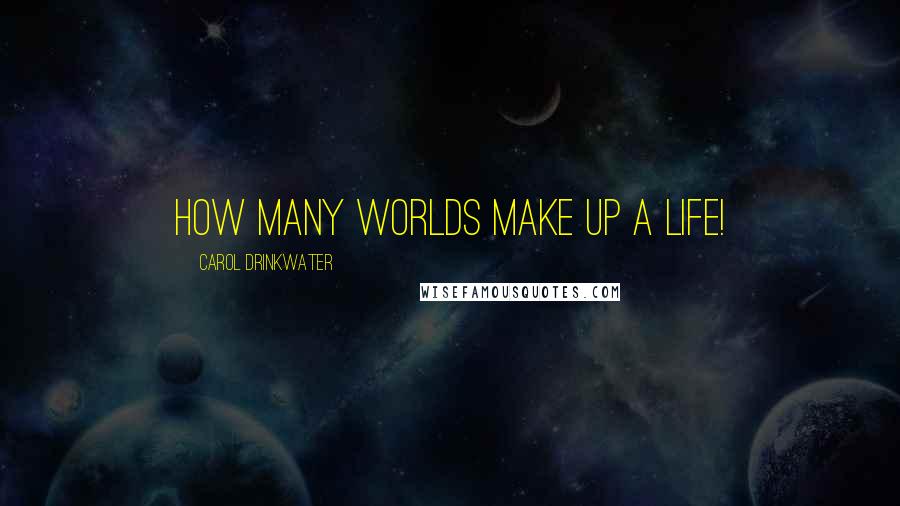 Carol Drinkwater Quotes: How many worlds make up a life!