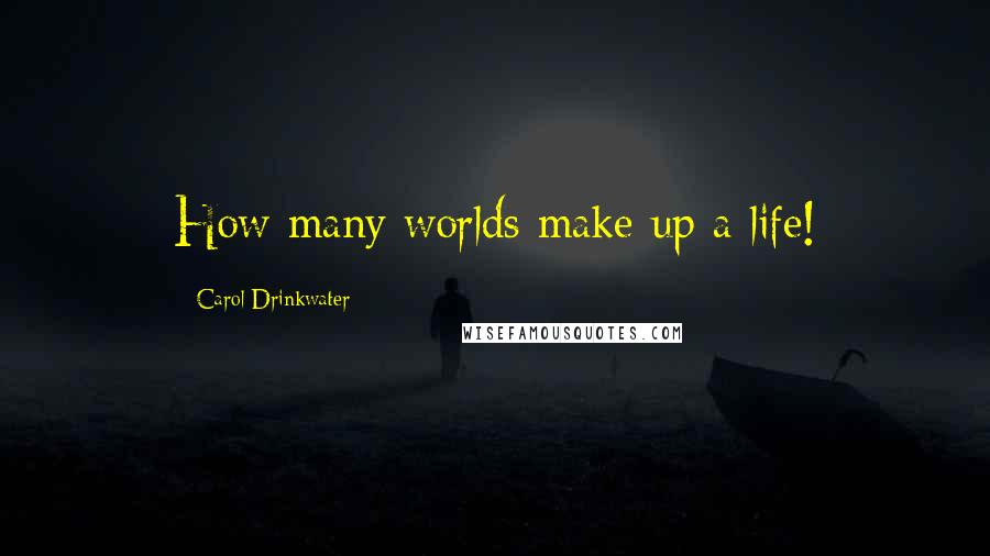 Carol Drinkwater Quotes: How many worlds make up a life!