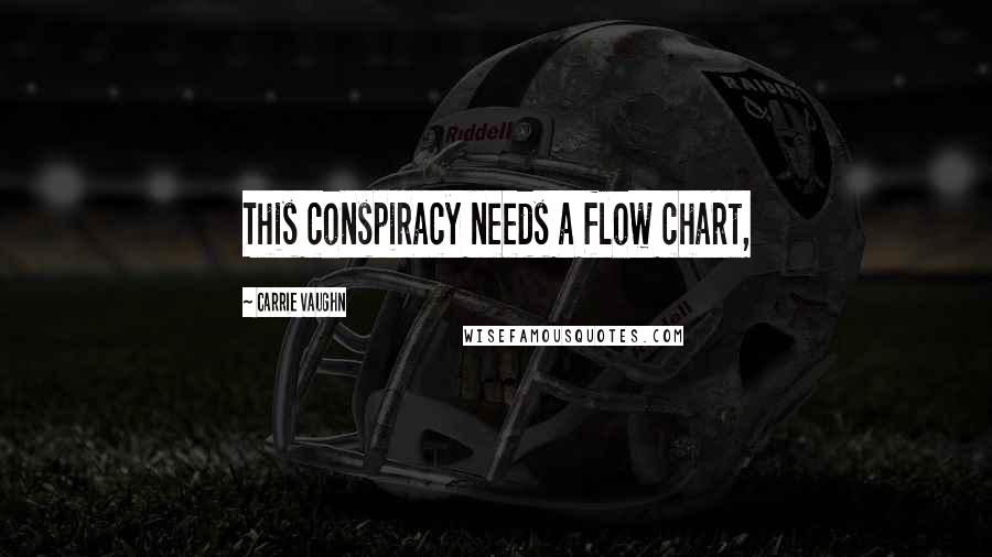 Carrie Vaughn Quotes: This conspiracy needs a flow chart,