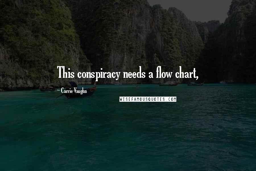 Carrie Vaughn Quotes: This conspiracy needs a flow chart,