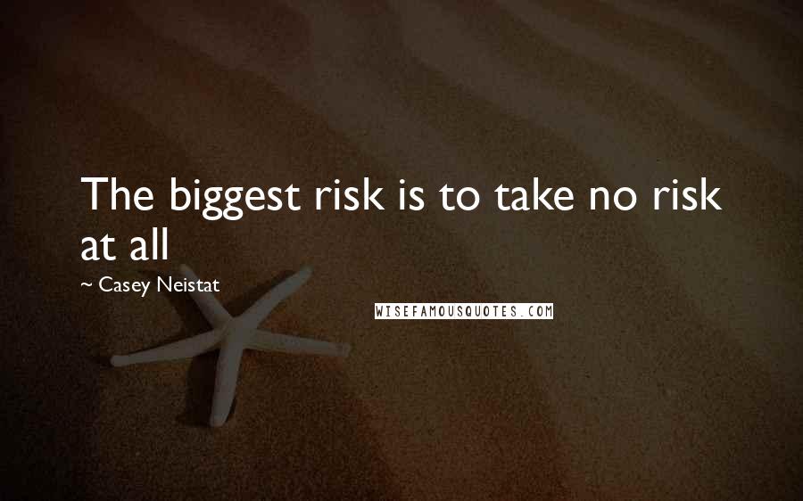 Casey Neistat Quotes: The biggest risk is to take no risk at all