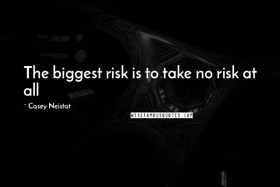 Casey Neistat Quotes: The biggest risk is to take no risk at all