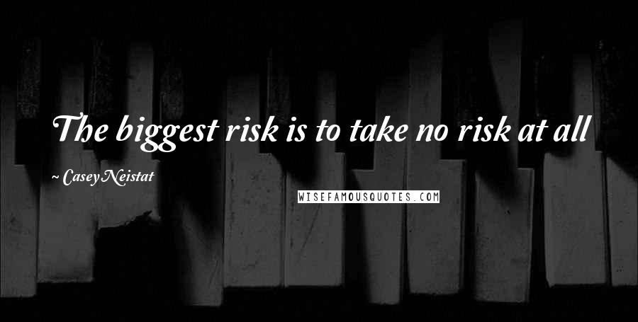 Casey Neistat Quotes: The biggest risk is to take no risk at all