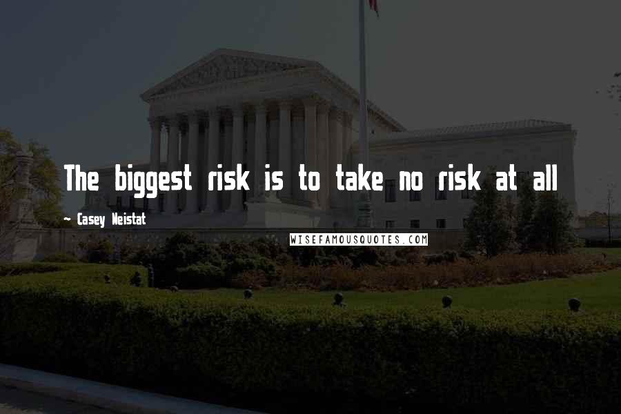 Casey Neistat Quotes: The biggest risk is to take no risk at all