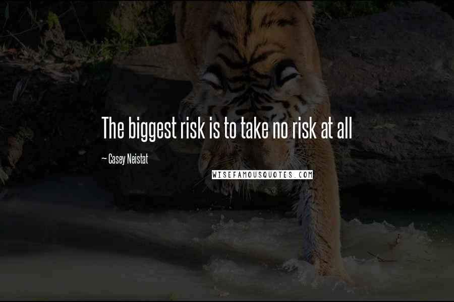 Casey Neistat Quotes: The biggest risk is to take no risk at all