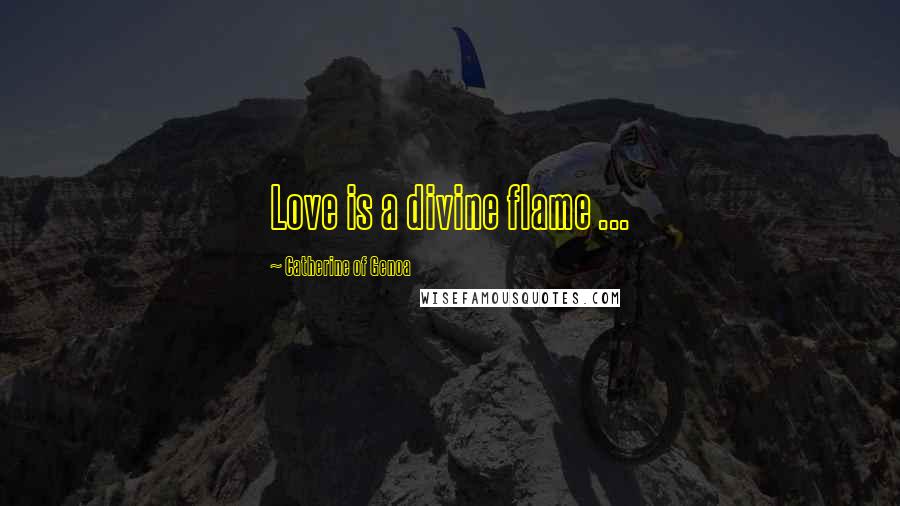 Catherine Of Genoa Quotes: Love is a divine flame ...