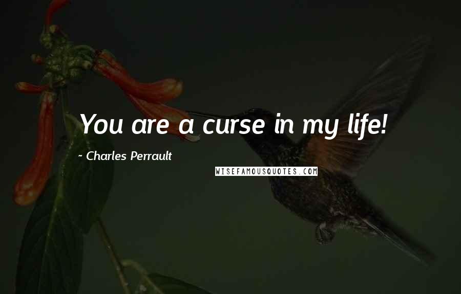 Charles Perrault Quotes: You are a curse in my life!