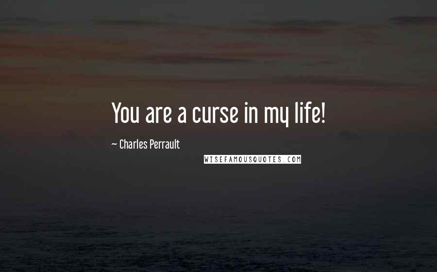 Charles Perrault Quotes: You are a curse in my life!